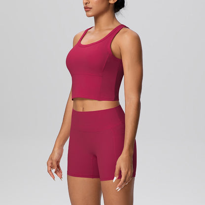 crop top and shorts set women