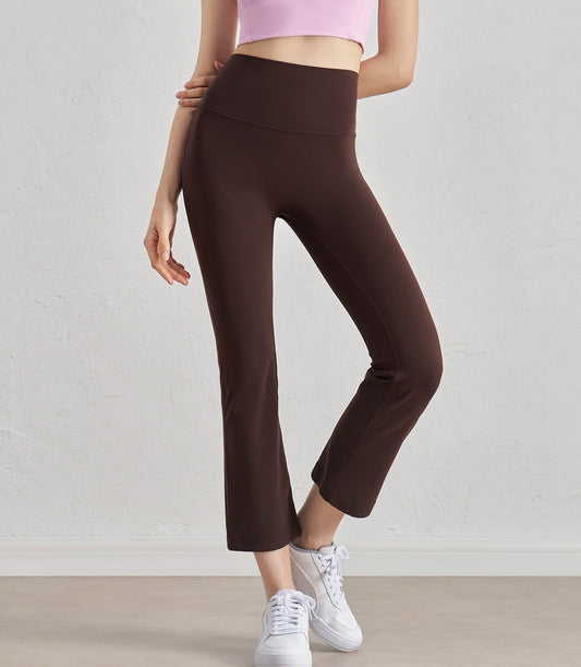 cropped flare yoga pants