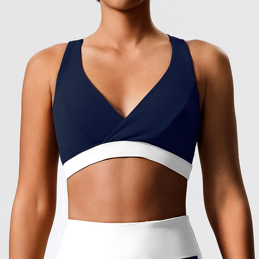 cross back sports bra