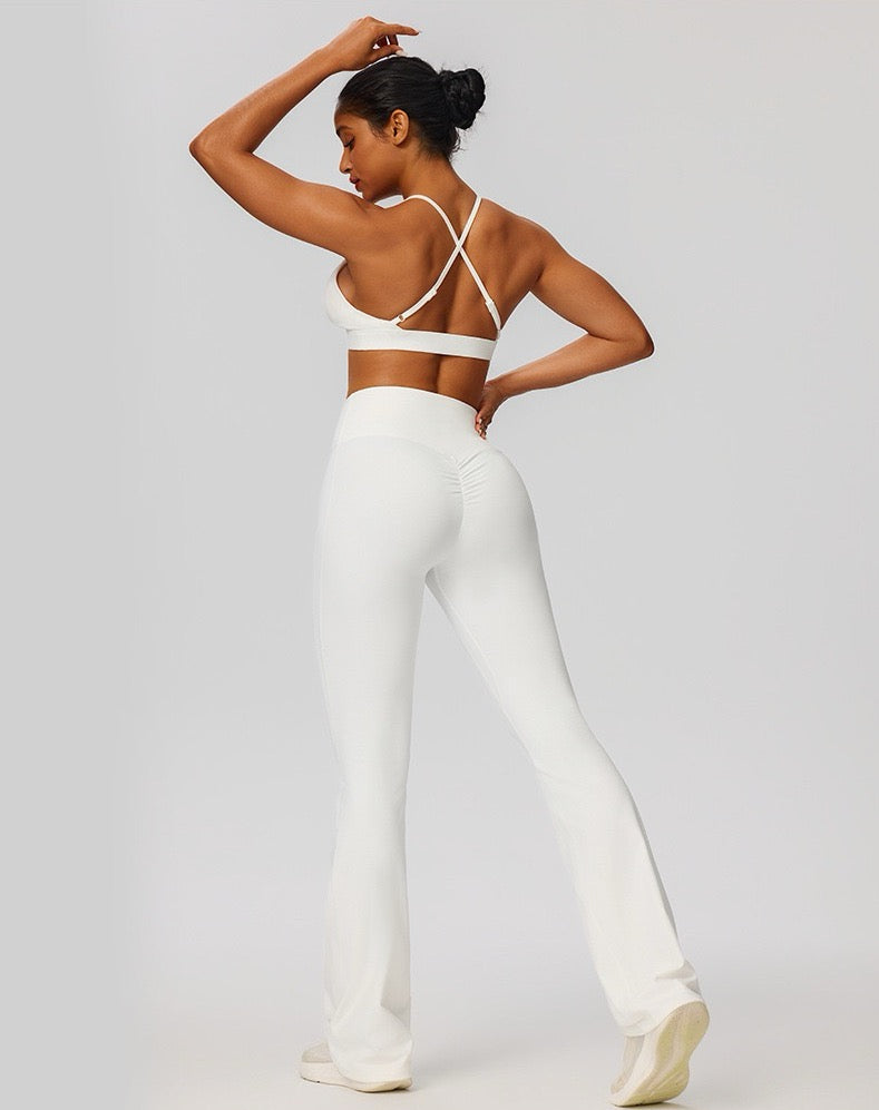 cross strap training bra