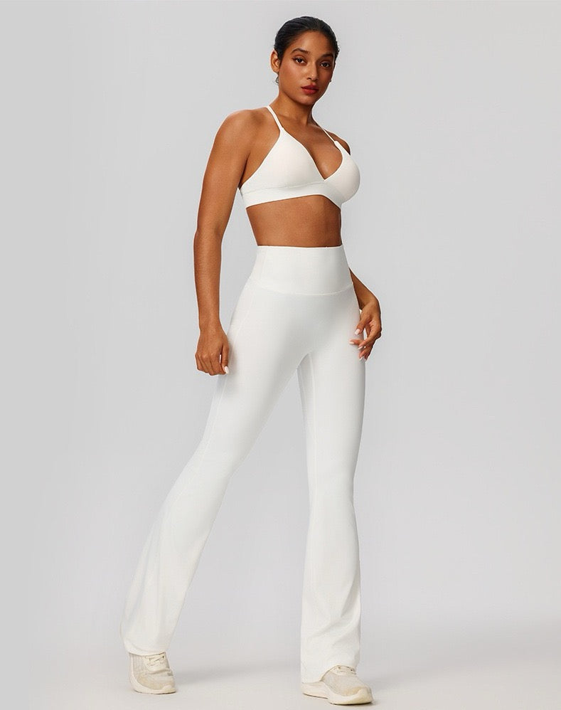 crossback sports bra for pilates