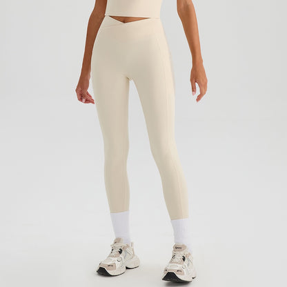 crosswaist leggings and crisscross top matching set