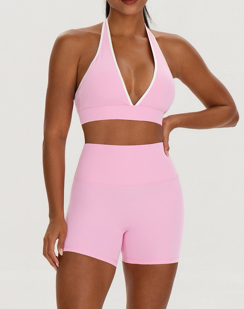 pink cycling shorts women fashion