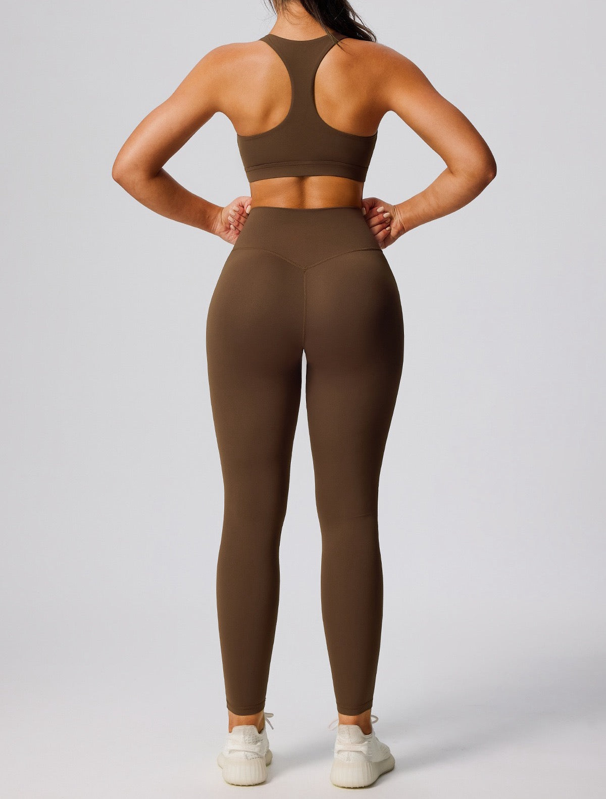 everyday wear active leggings brown colour