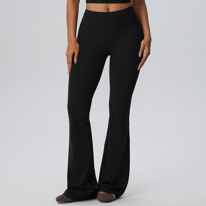 everyday wear flared leggings black