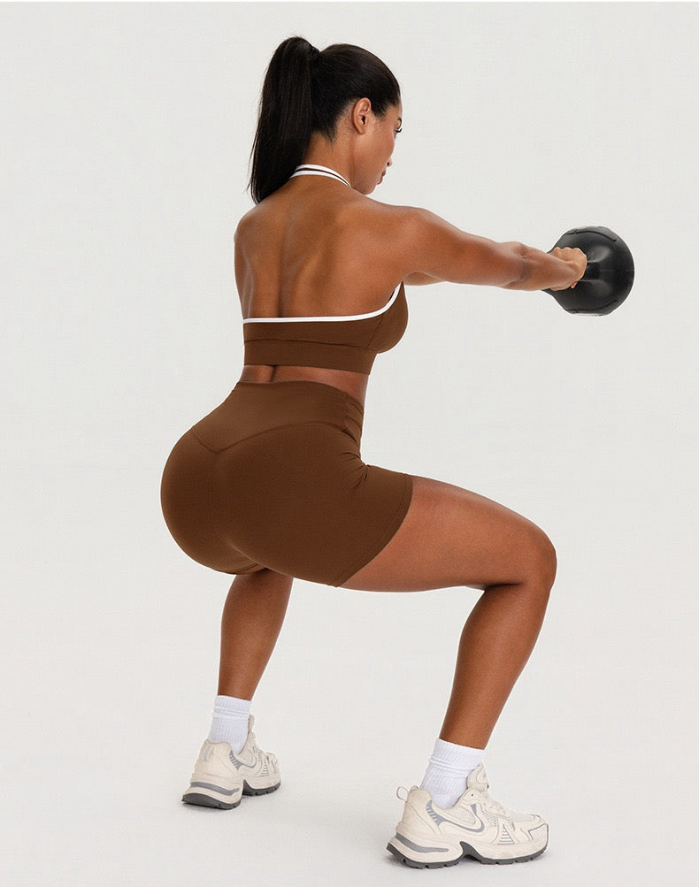 fitness shorts women high support