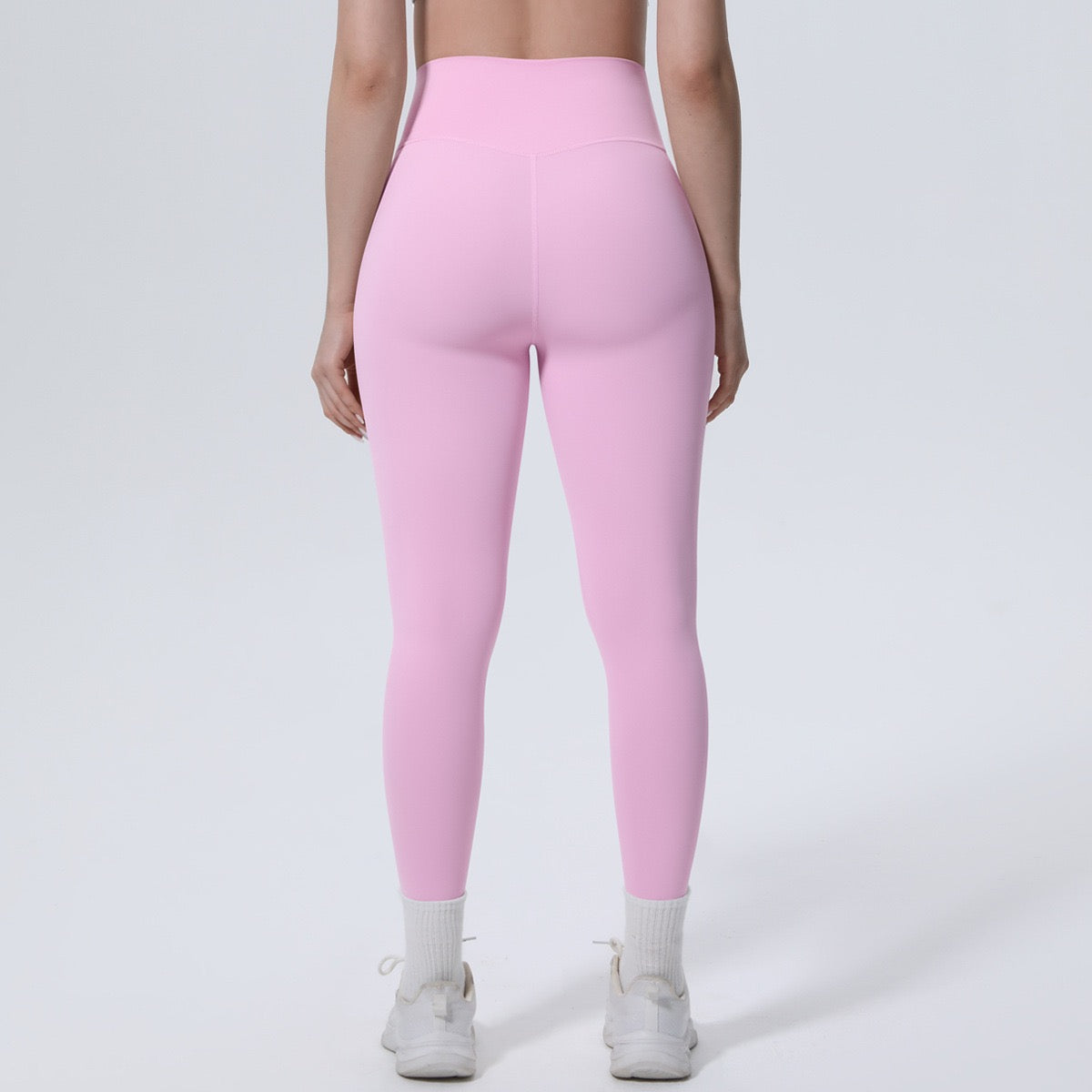 Black High Waist Workout Leggings – Squat Proof Gym Yoga Pants for Women