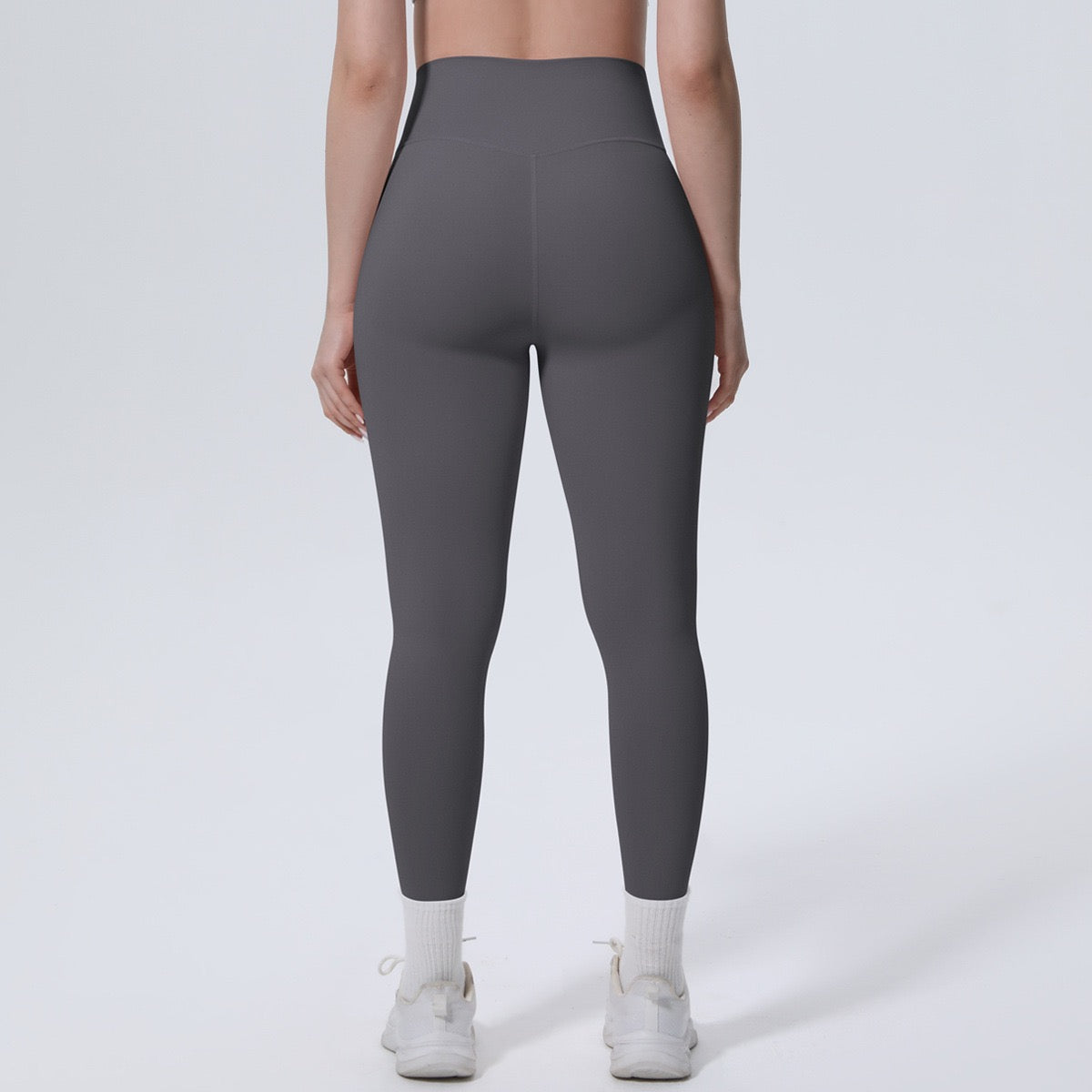Black High Waist Workout Leggings – Squat Proof Gym Yoga Pants for Women
