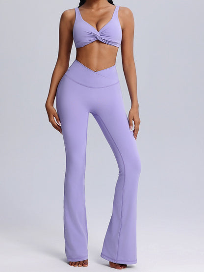 flattering sports bra for yoga and Pilates