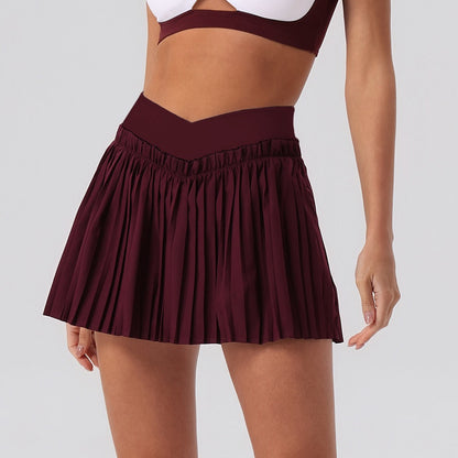 flattering tennis skort women