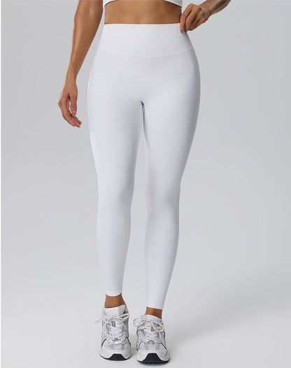 flattering white leggings