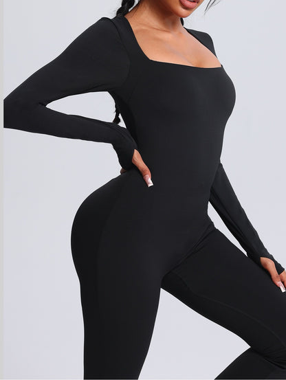 flattering workout jumpsuit for women