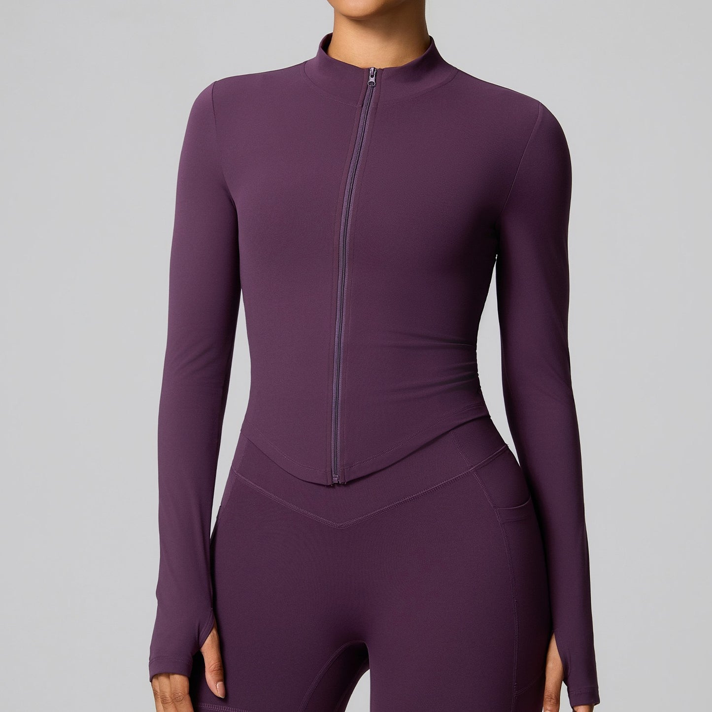 four way stretch sports jacket purple