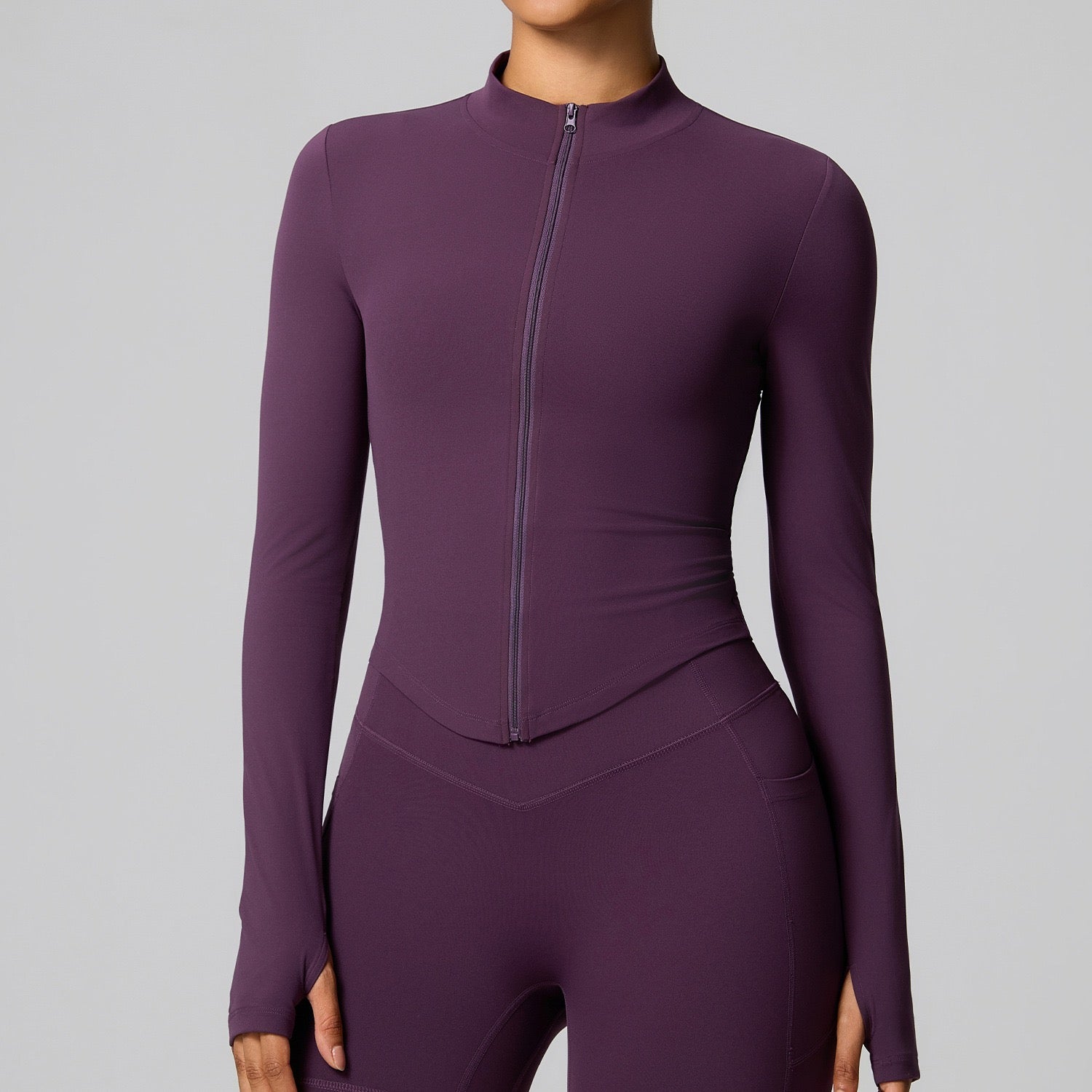 four way stretch sports jacket purple
