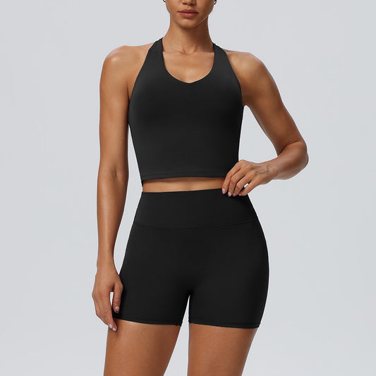 gym co ord set black