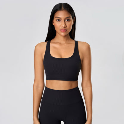 gym crop top bra