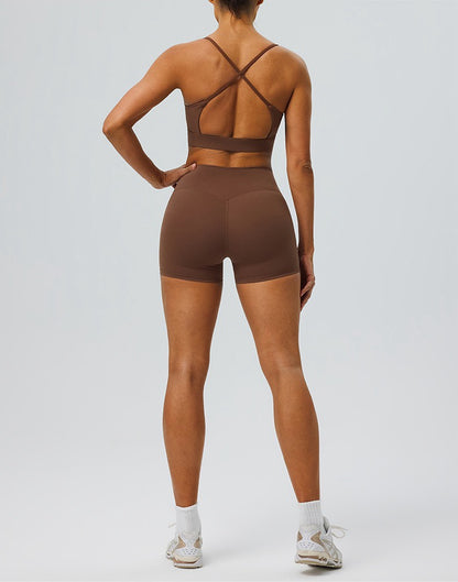 gym set high waist shorts