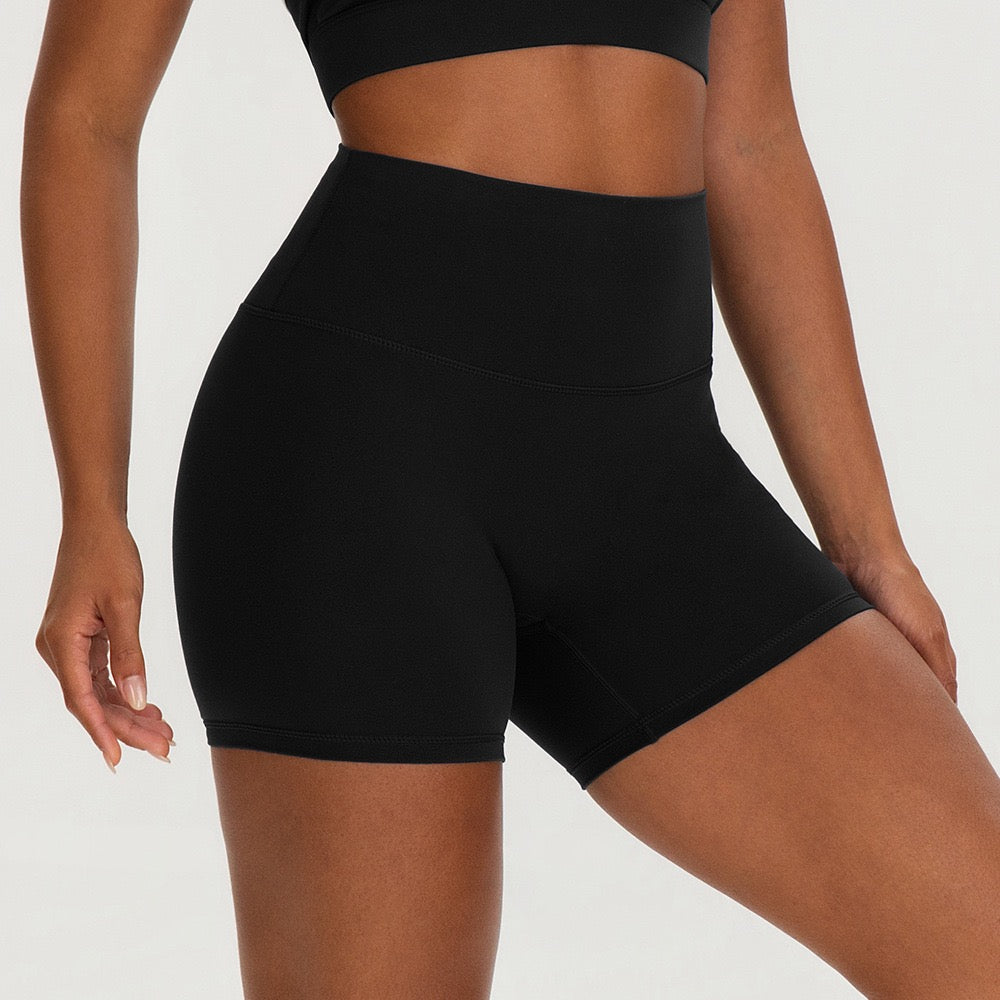gym shorts women high waist