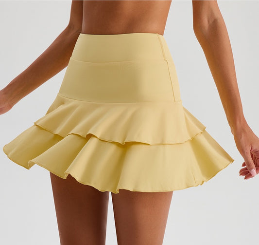 gym skirt with shorts