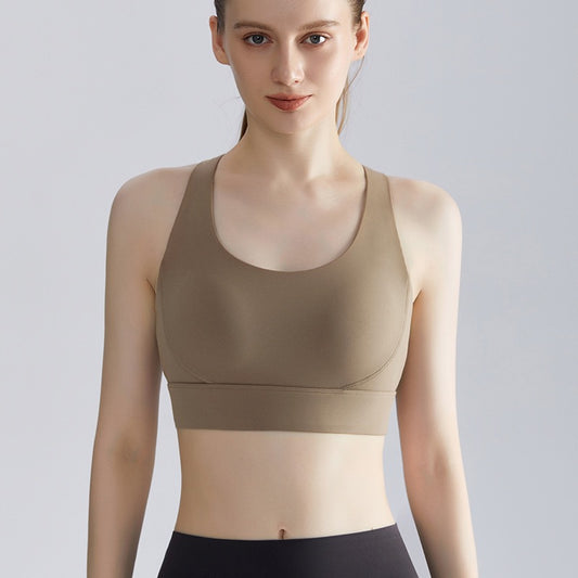gym sports bra for women khaki colour