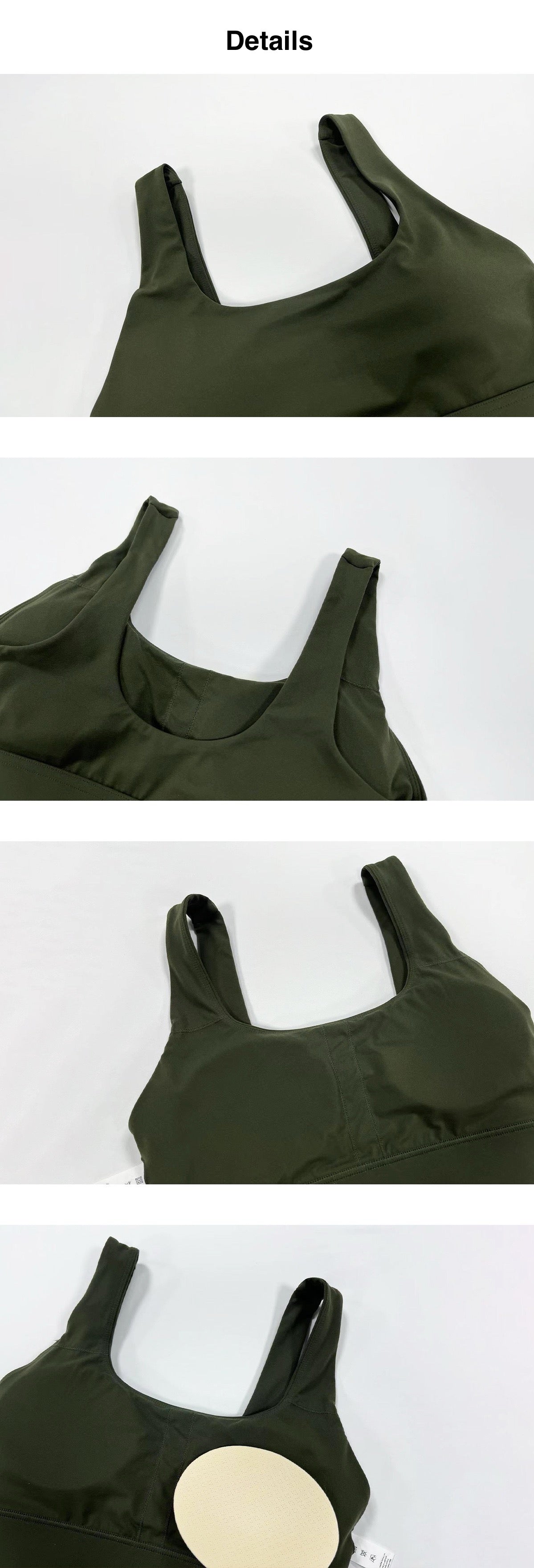 high-quality nylon spandex sports top