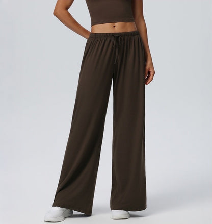 high comfort athleisure bottoms brown
