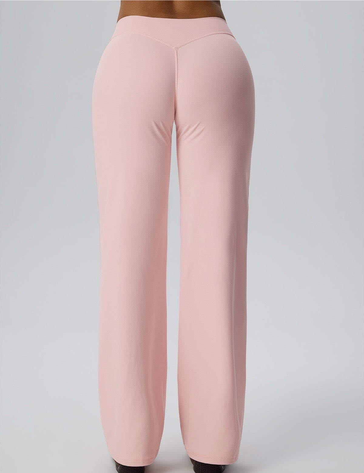 high rise straight yoga pants