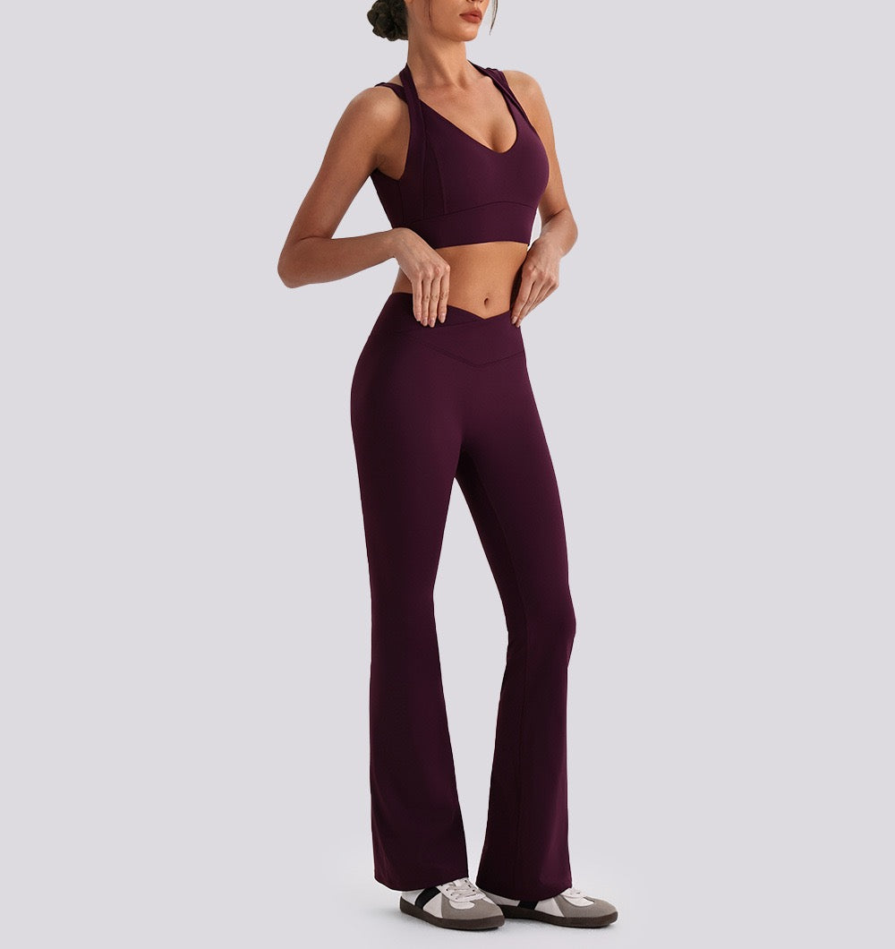 high rise yoga trousers