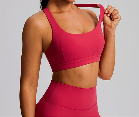 high support yoga bra