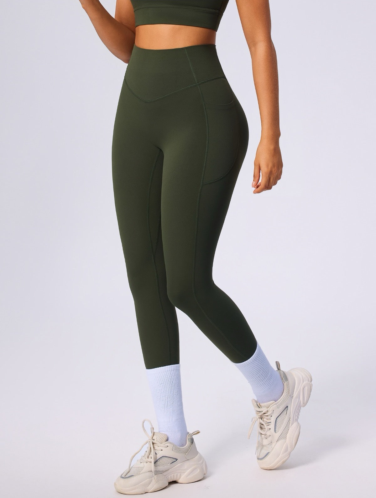 high waist tummy control leggings