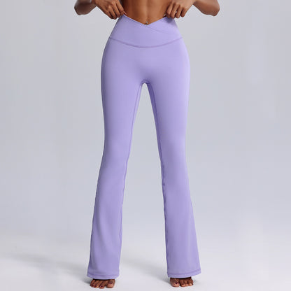 high waisted sculpting flared leggings