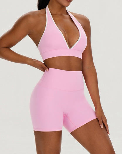 high waisted yoga shorts