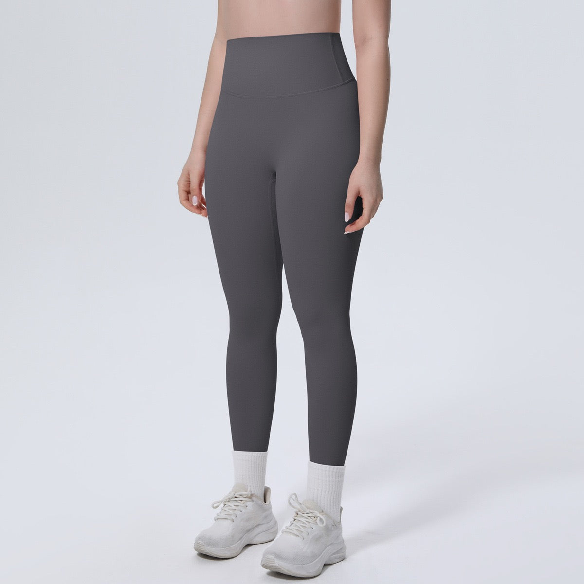 Black High Waist Workout Leggings – Squat Proof Gym Yoga Pants for Women