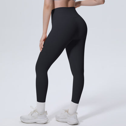 Black High Waist Workout Leggings – Squat Proof Gym Yoga Pants for Women