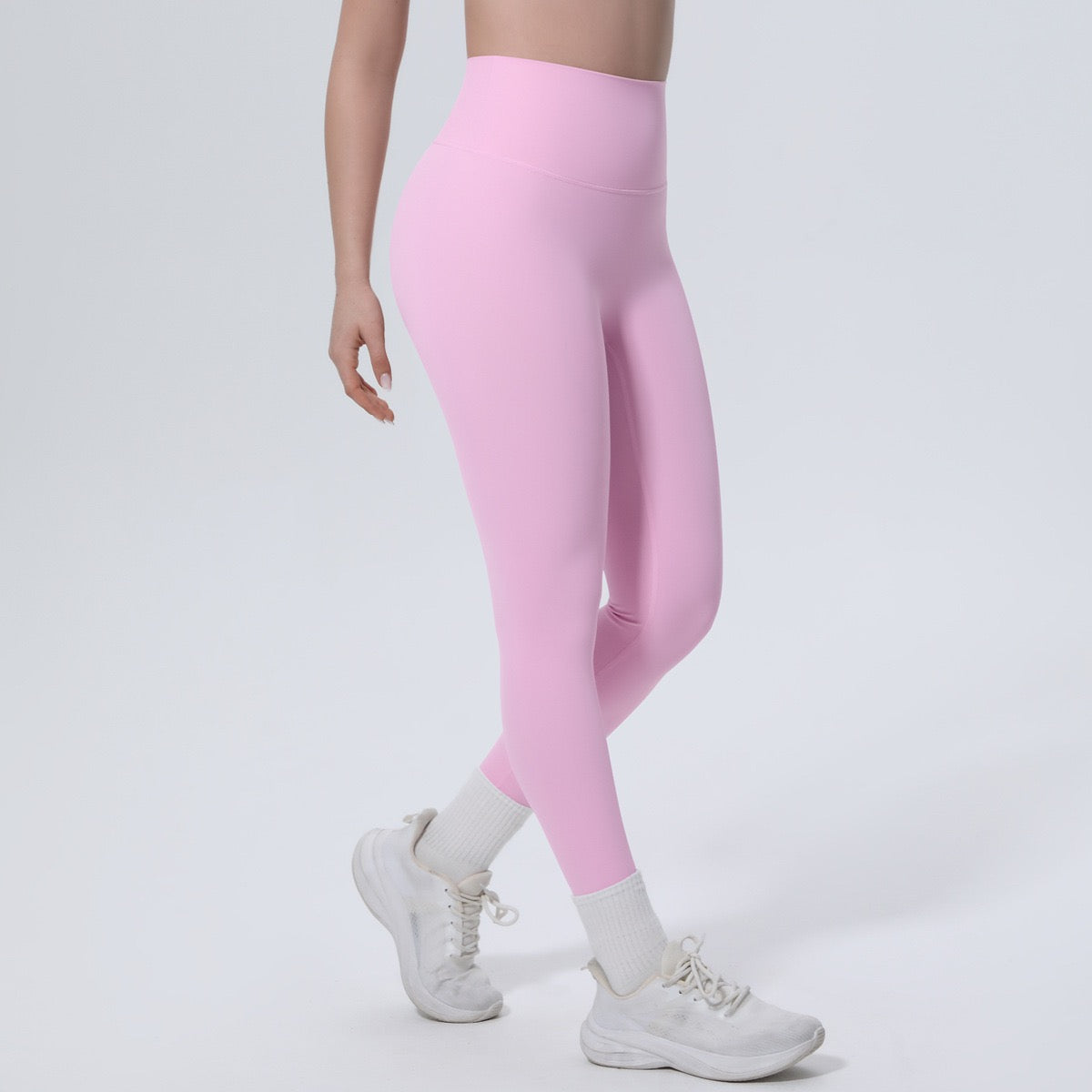 Black High Waist Workout Leggings – Squat Proof Gym Yoga Pants for Women