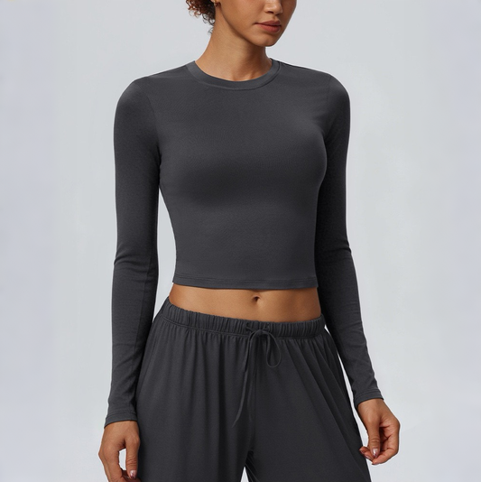 womens lightweight long sleeve sports top