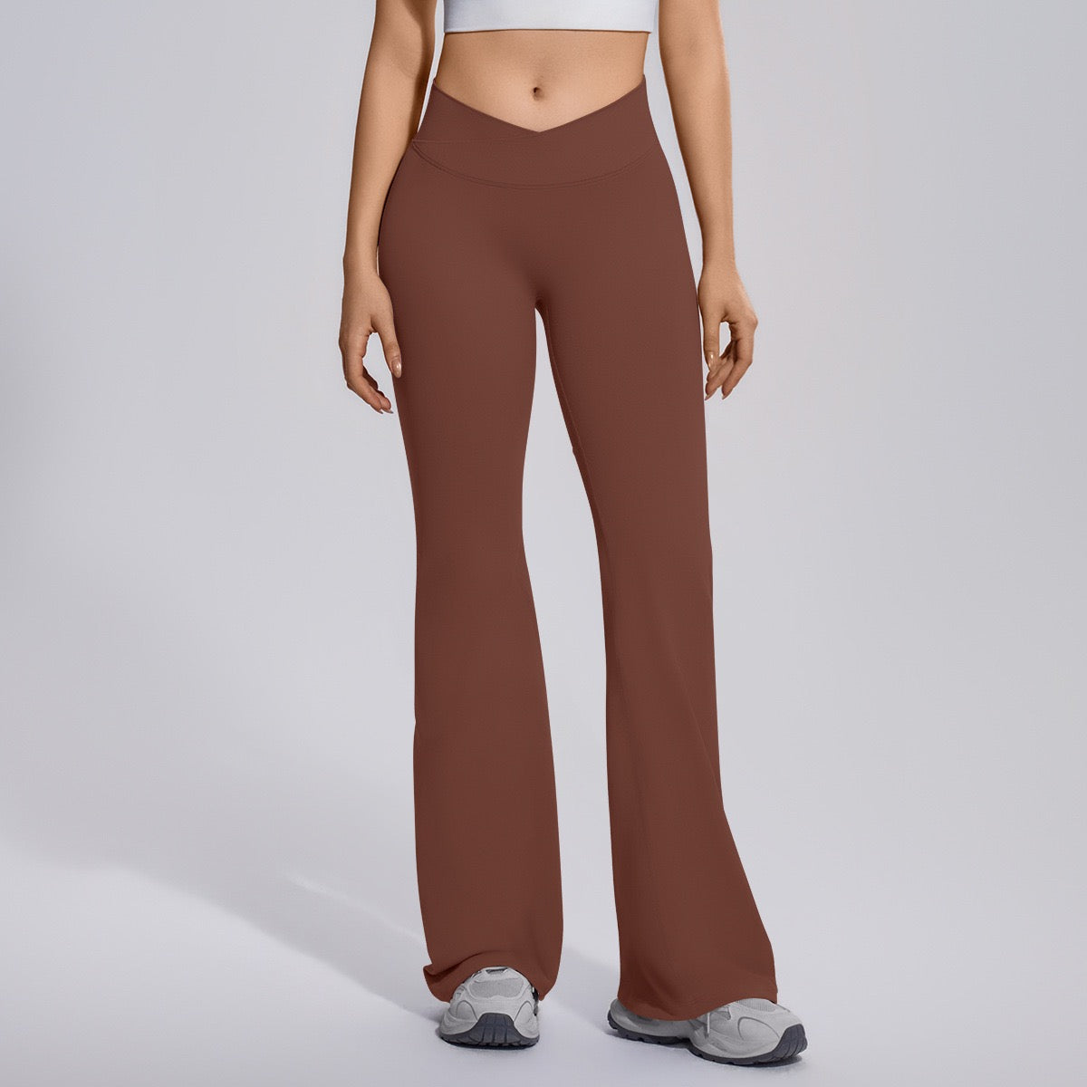 brown workout pants women
