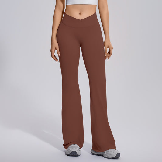 brown workout pants women