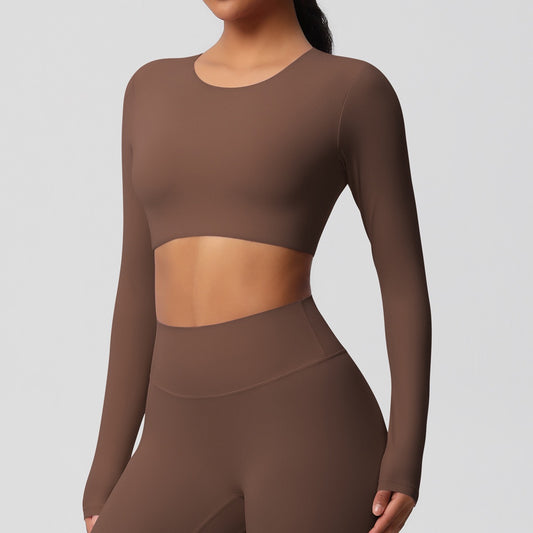 long sleeve running top