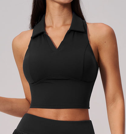 modern tennis fashion black
