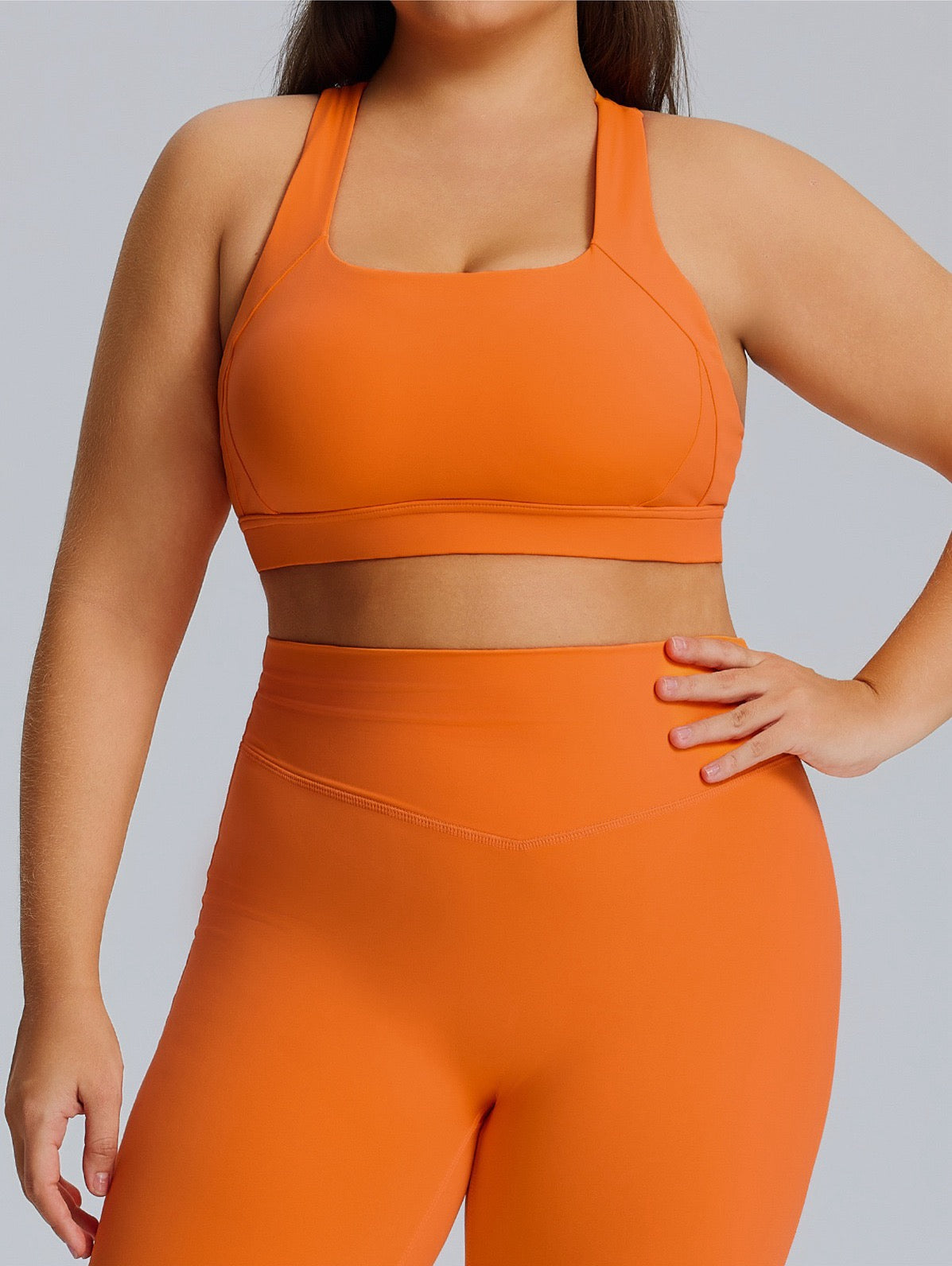 moisture-wicking plus size sports bra vibrant colour