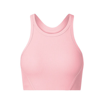 moisture-wicking seamless sports bra