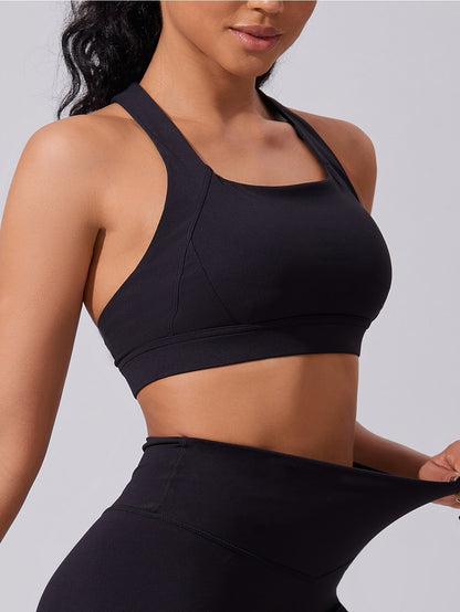 moisture wicking training bra