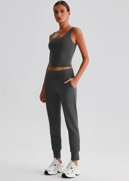 neutral tone workout set for women