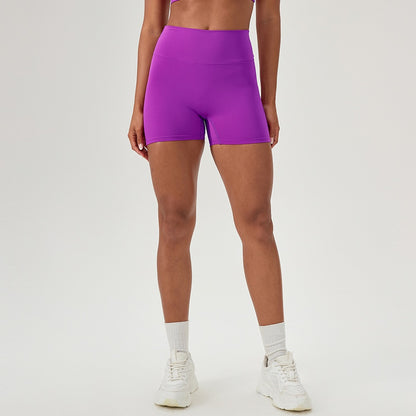 no front seam workout shorts women