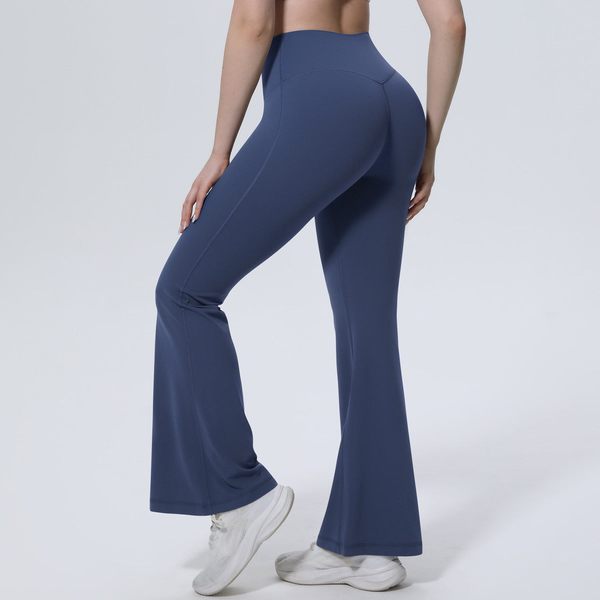 nylon spandex flare leggings butt lift