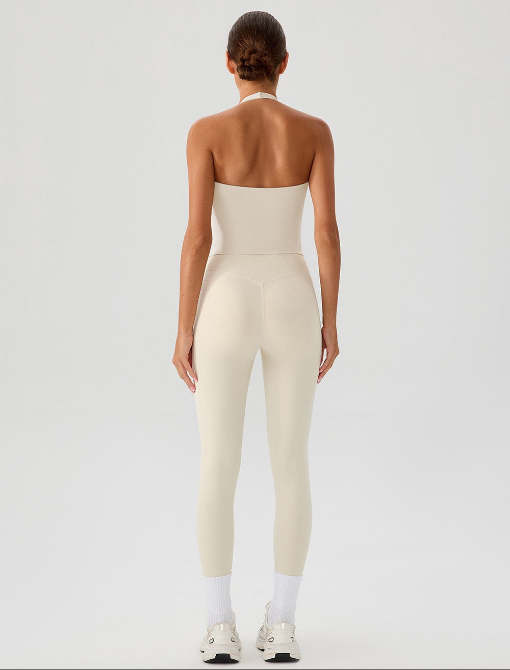 open-back sports tank top for women