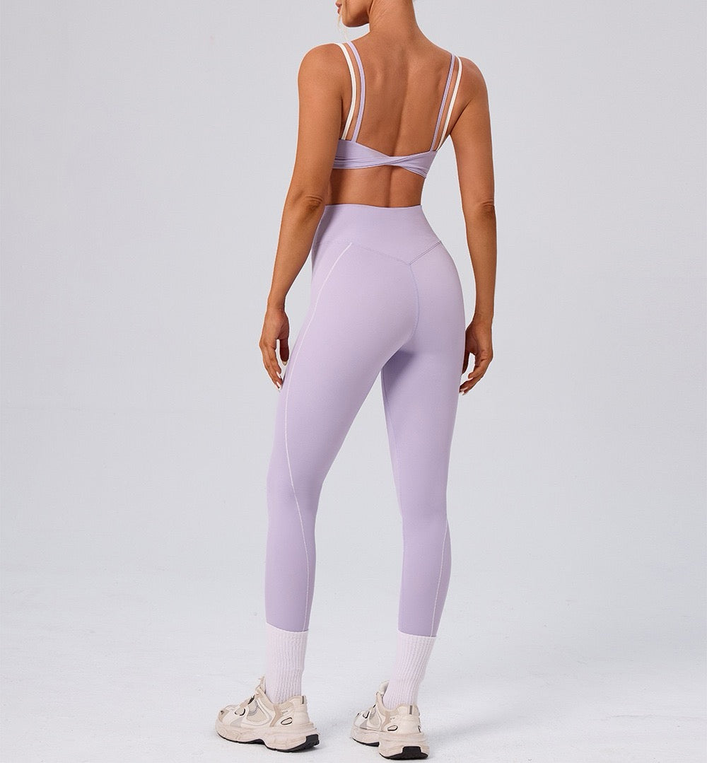 pastel colour yoga leggings