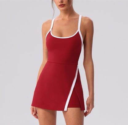 red pickle ball dress women