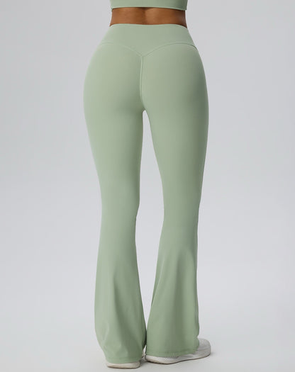 pilates bell bottom pants